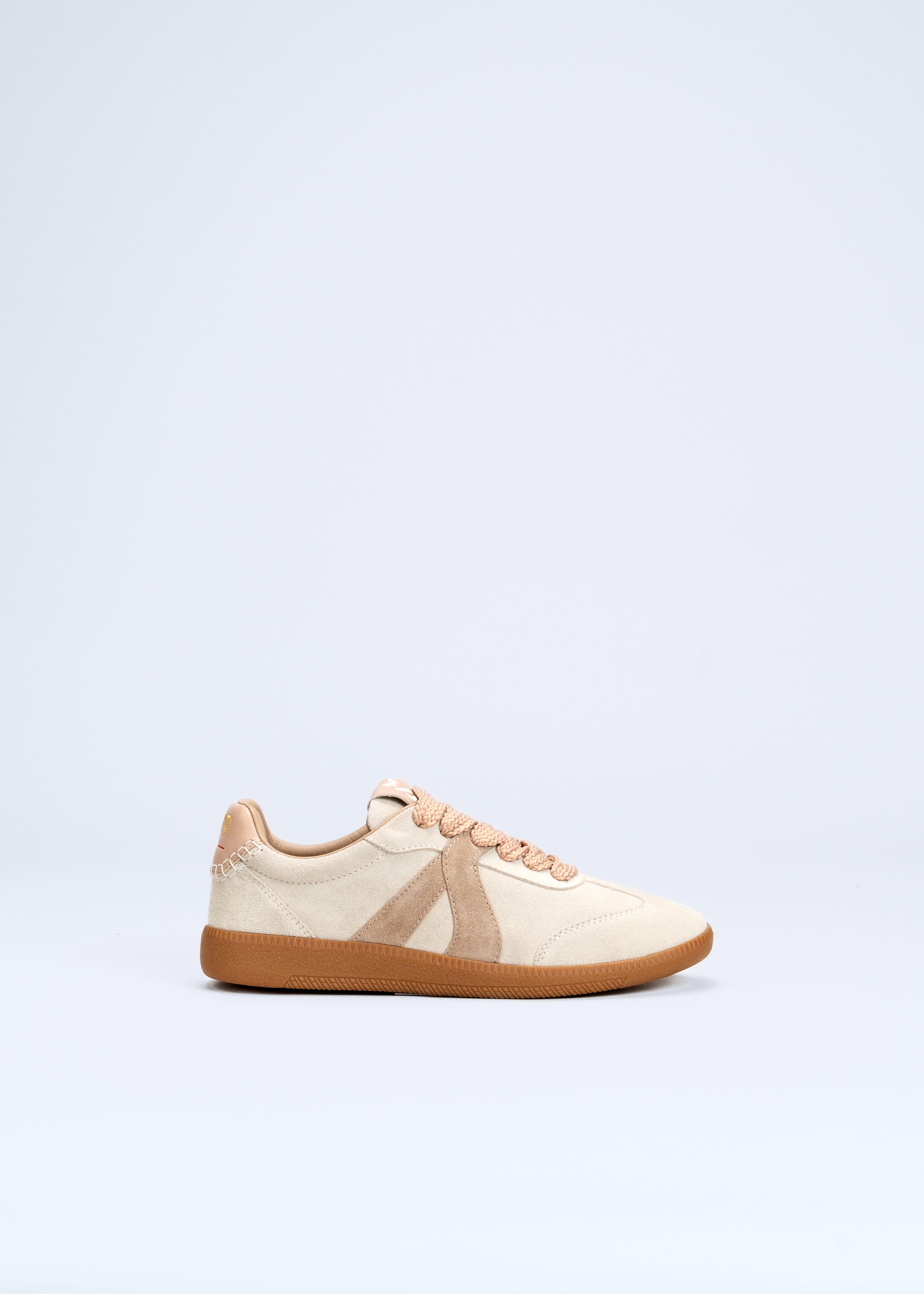 RAFFA- SNEAKER NUDE IN VELOUR