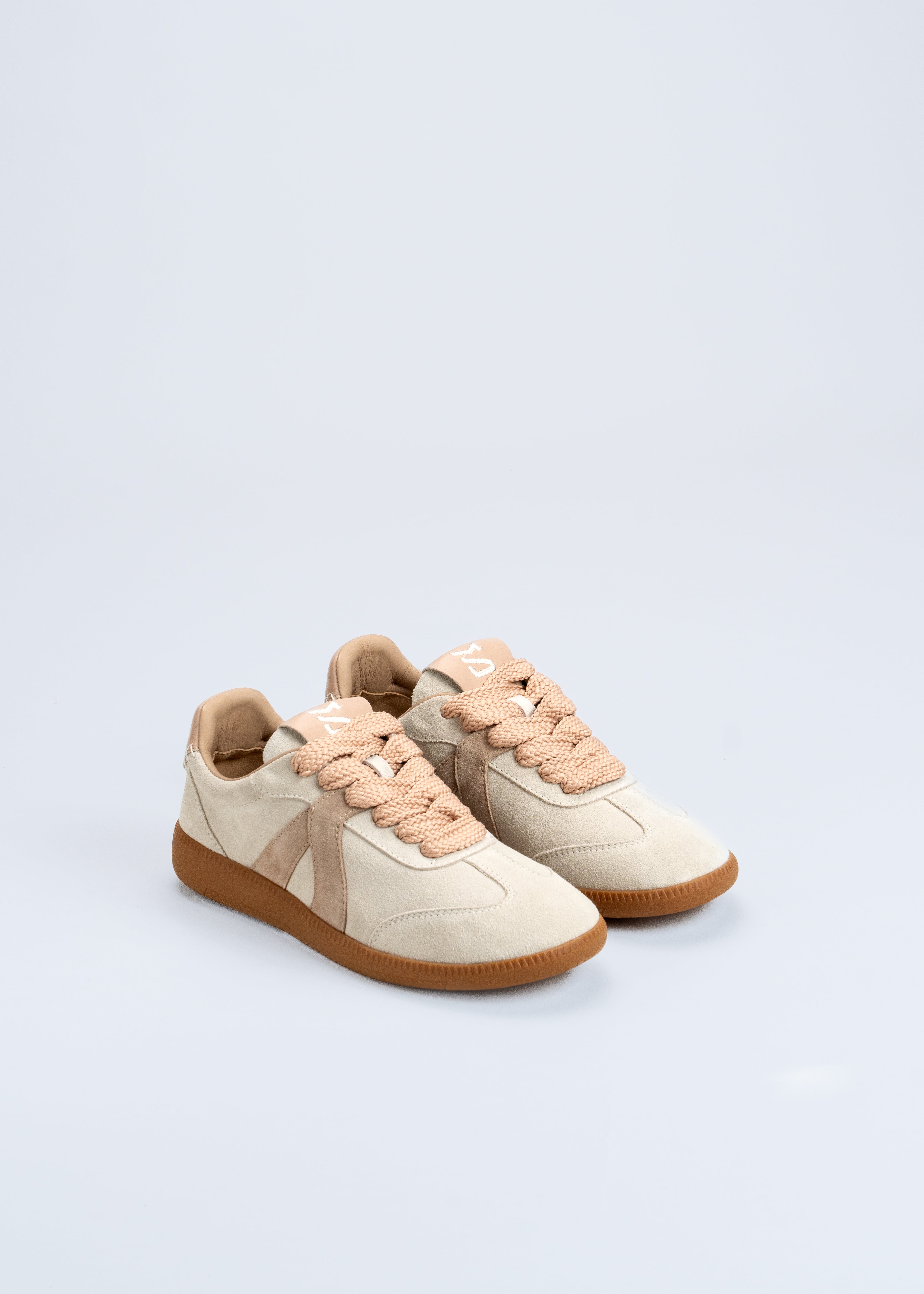 RAFFA- SNEAKER NUDE IN VELOUR