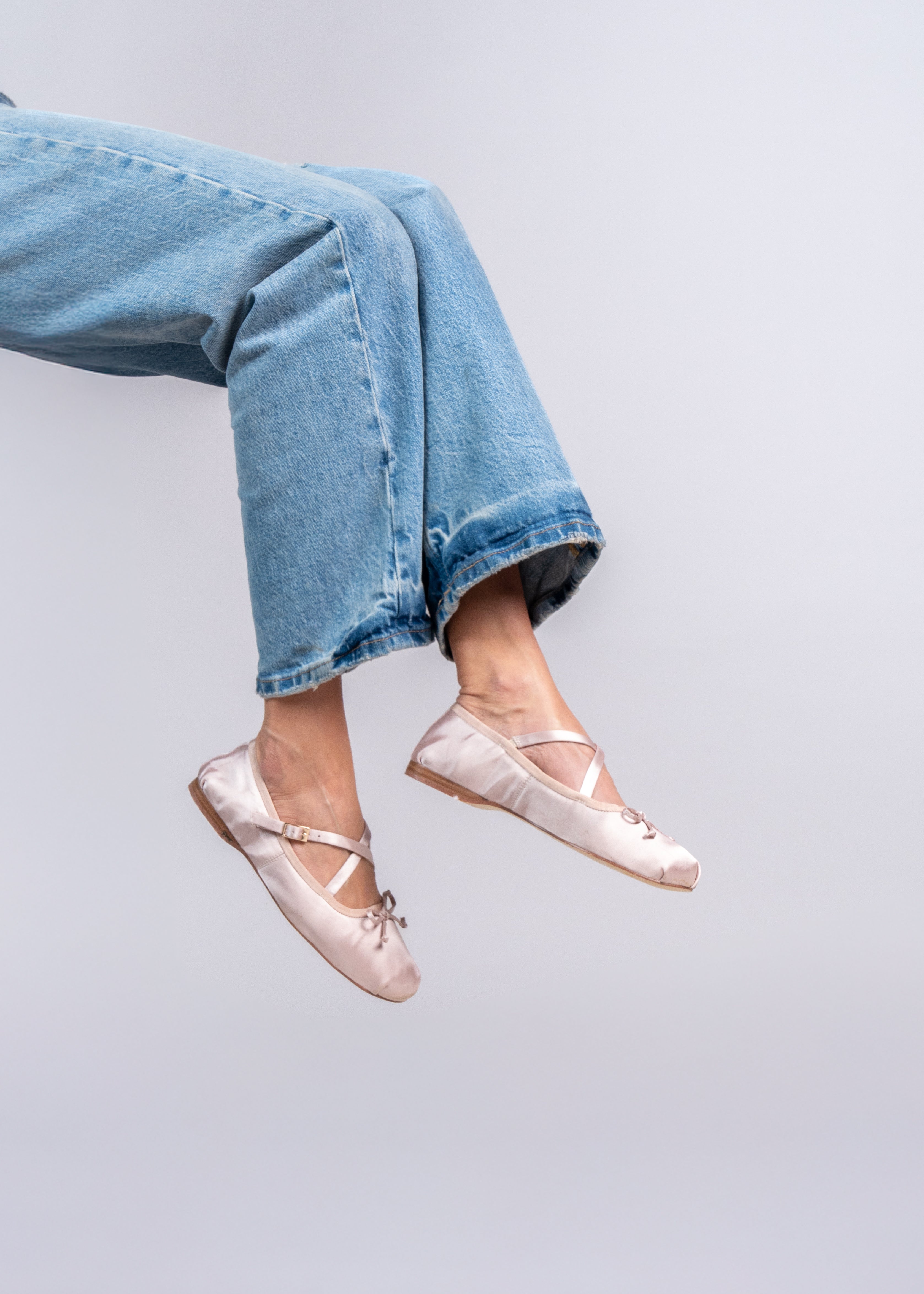 RAGIA - BALLERINA IN RASO ROSA ORCHIDEA