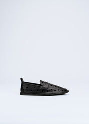 REBECCA - BLACK PERFORATES LOAFERS