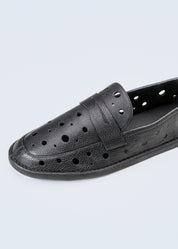 REBECCA - BLACK PERFORATES LOAFERS