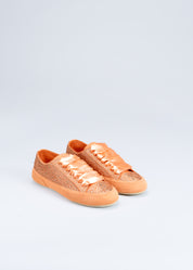 RILLA - SNEAKER CORALLO CON CRISTALLI