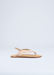 ROXANA - NUDE CRYSTAL SANDALS
