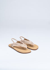 ROXANA - NUDE CRYSTAL SANDALS