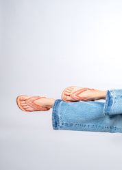ROXANA - CORAL CRYSTAL SANDALS