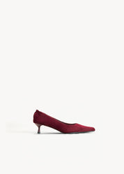 SUSAN - WINE MICROFIBER DÈCOLLETÈ