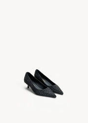 PILAR 2.0 - BLACK INK MICROFIBER CRYSTAL DÈCOLLETÈ