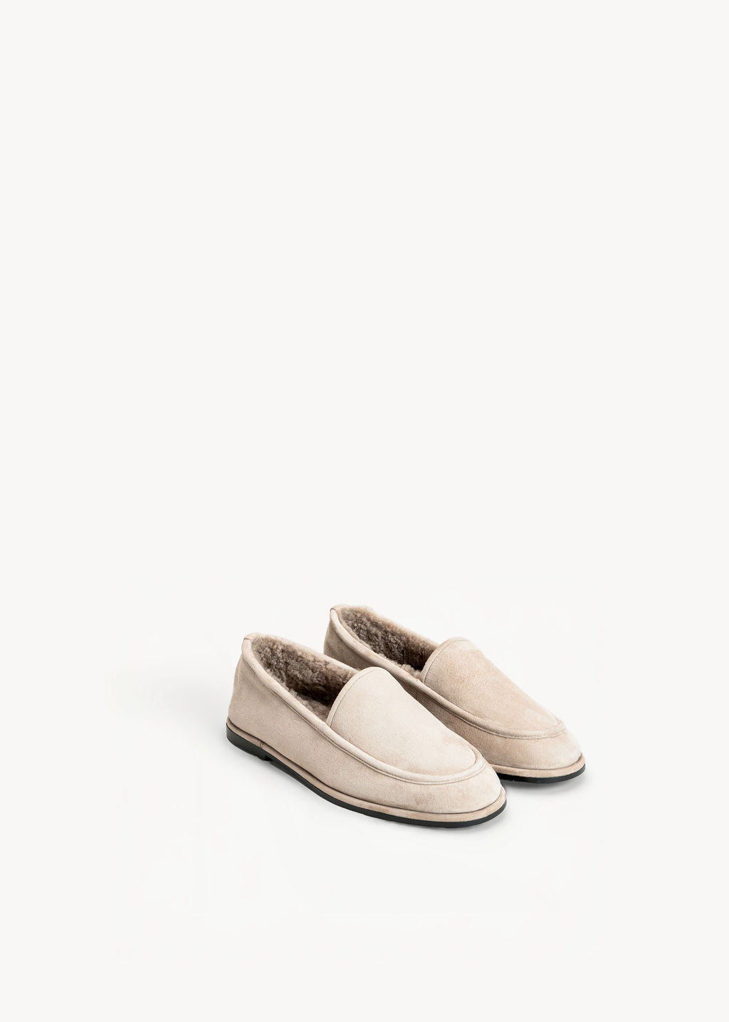 SANDRA - TAUPE SUEDE YATCH LOAFERS