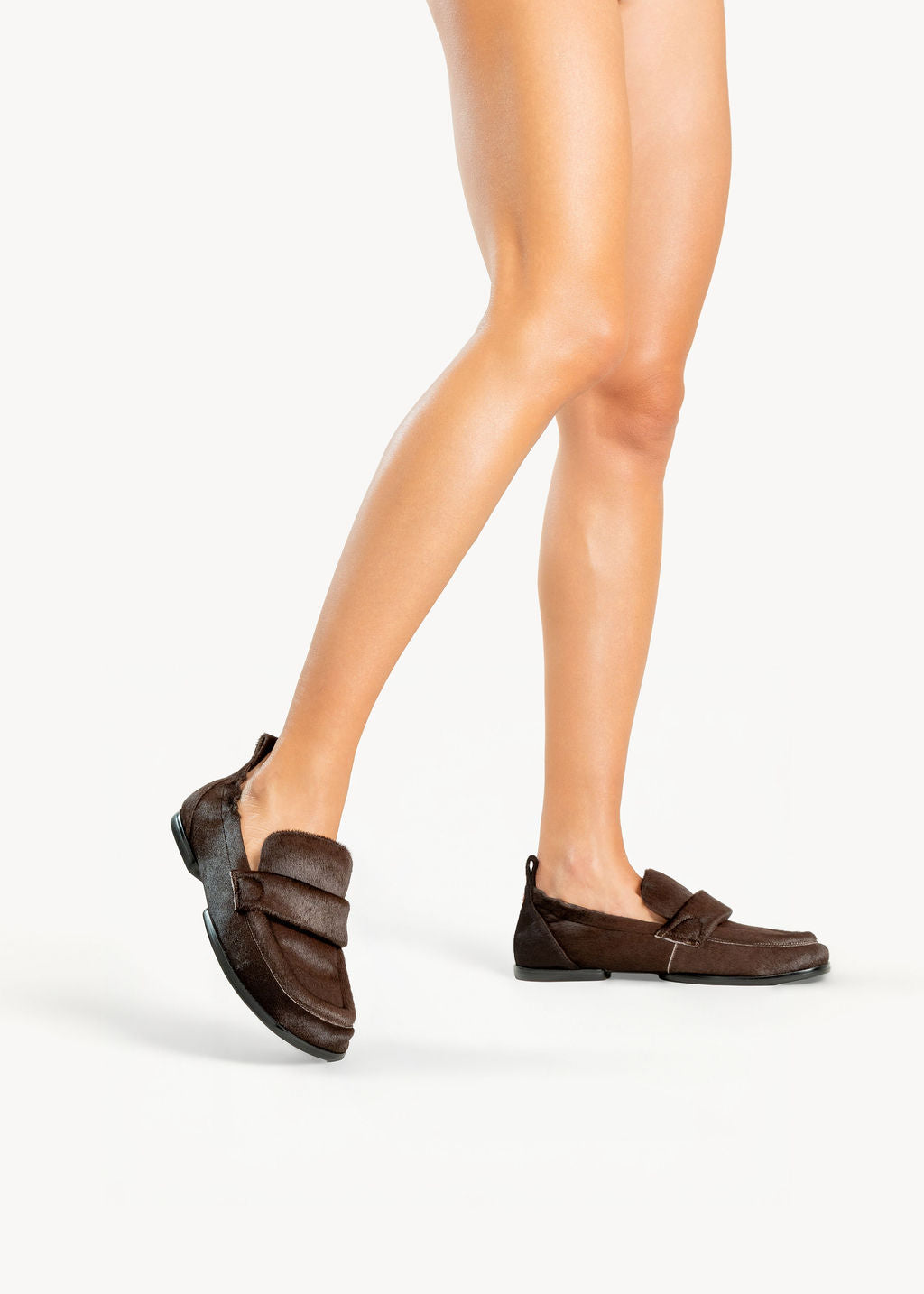 NEWPORT - ESPRESSO PONY LOAFERS