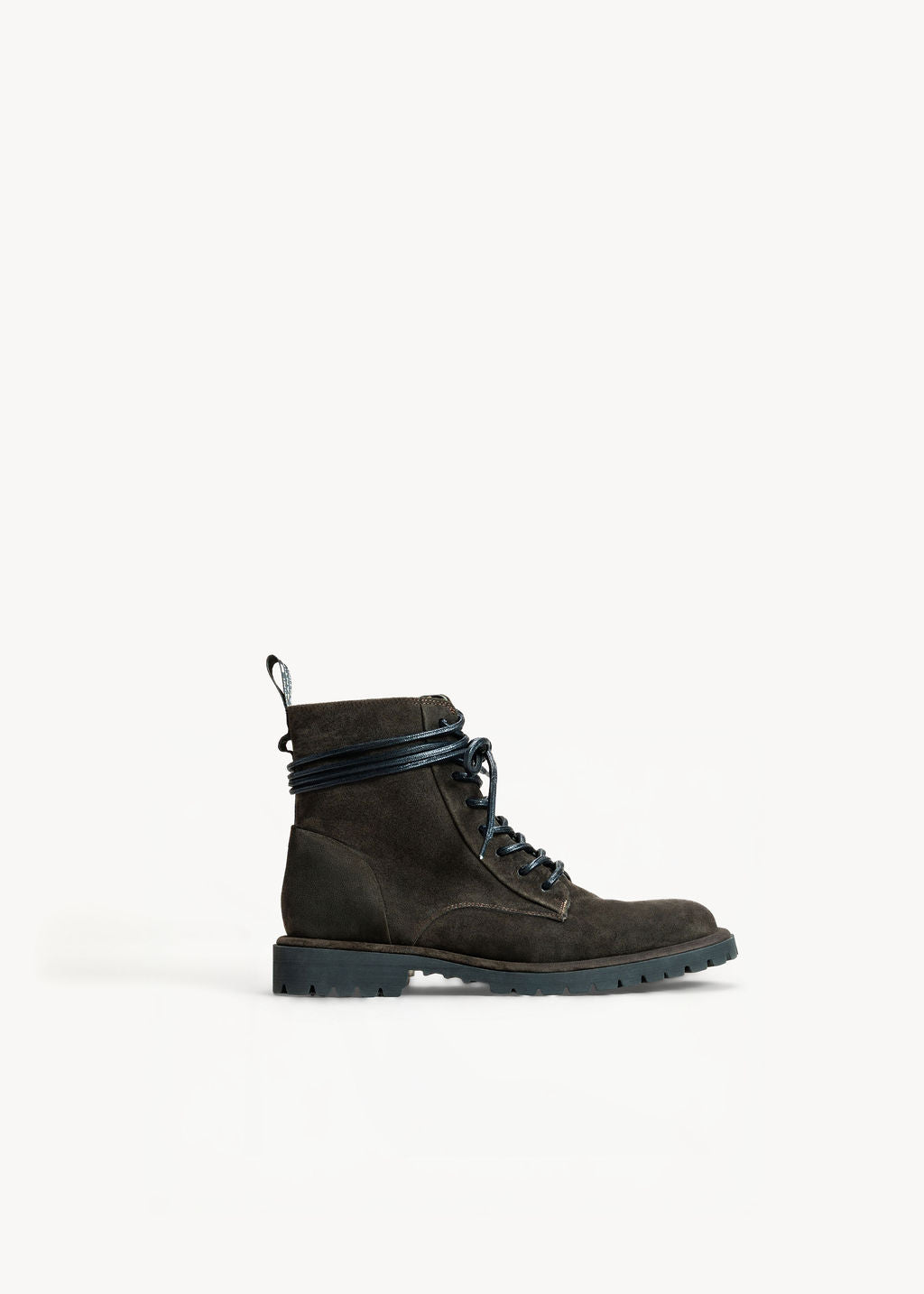 SHANTI  - ARMY SUEDE ANKLE BOOT