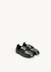 NEWPORT - BLACK INK LEATHER LOAFERS