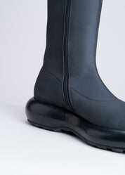 POSY - BLACK RUBBERIZED NEOPRENE STRETCH BOOT