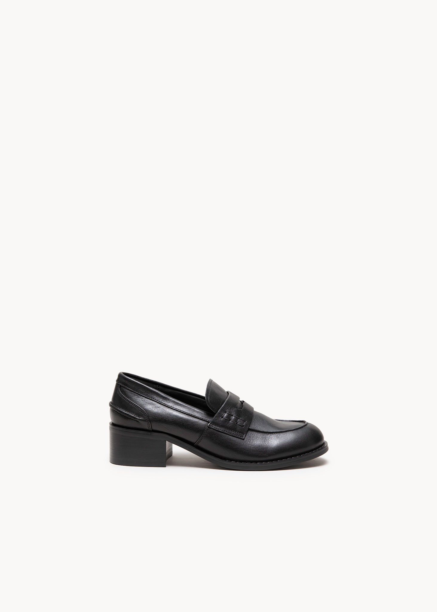 ARLINE - MOCASSINI IN PELLE NERO ONICE