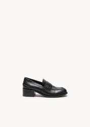 ARLINE - MOCASSINI IN PELLE NERO ONICE