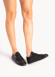 SPICE - SNEAKERS NERA IN PELLE