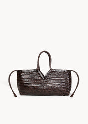 TYDE  - FONDANT SMALL WOVEN LEATHER BAG
