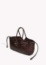 TYDE  - FONDANT SMALL WOVEN LEATHER BAG