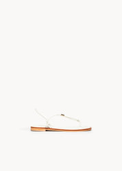 TARA  - VANILLA LEATHER SANDAL