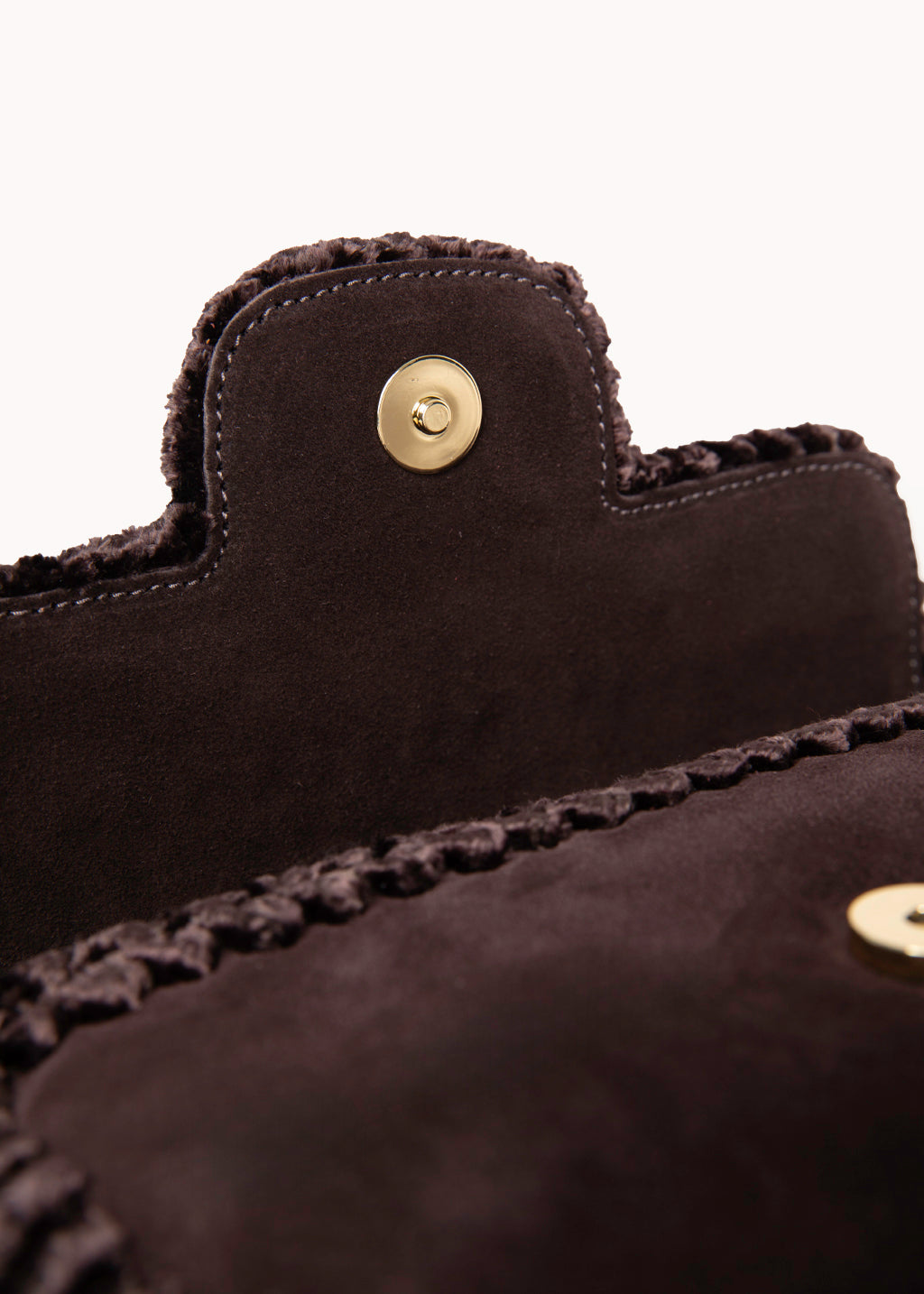 ROOM 979 - BORSA IN SUEDE ESPRESSO