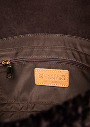 ROOM 979 - BORSA IN SUEDE ESPRESSO