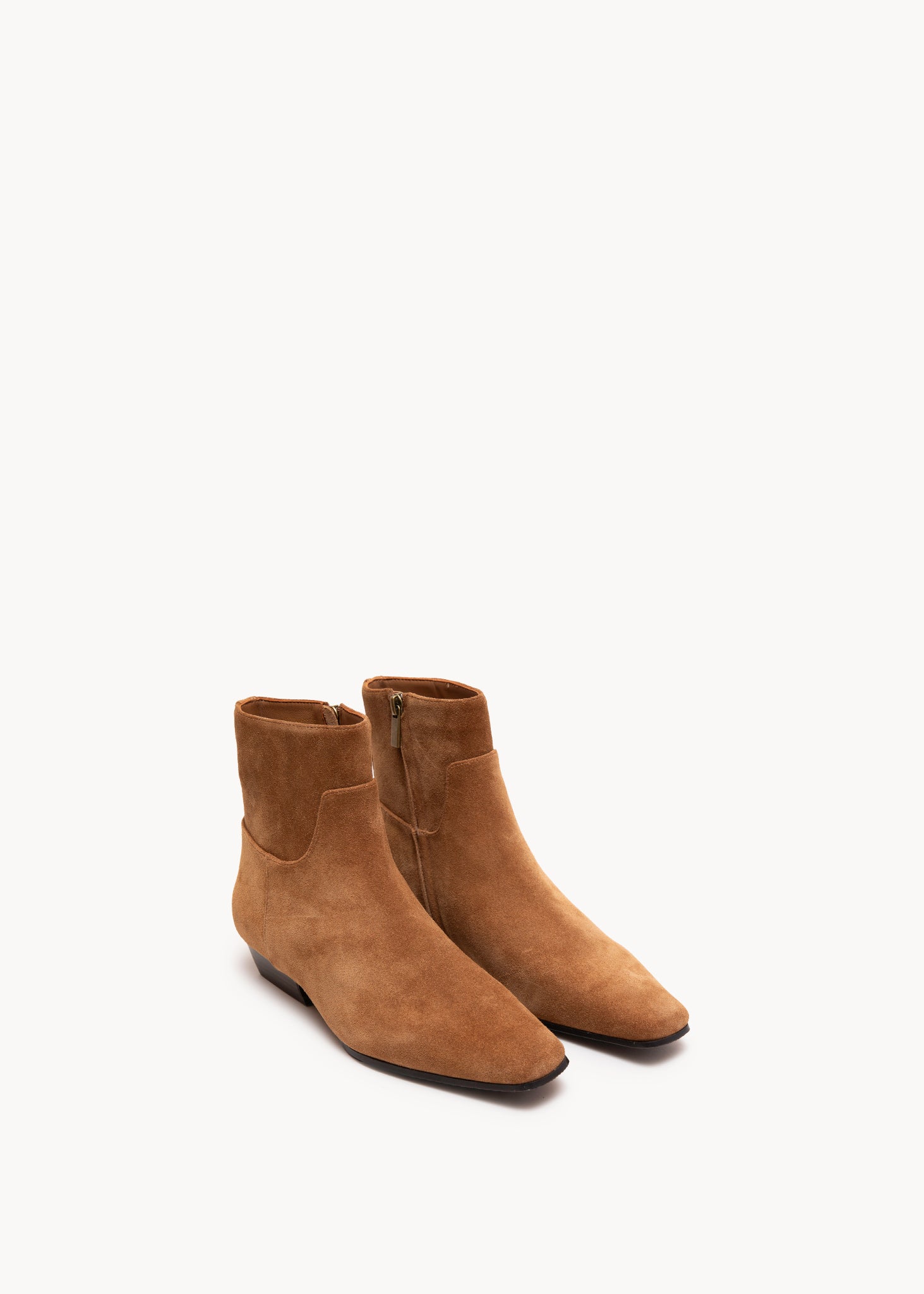 ASTRID - TOFFEE COW SUEDE ANKLE BOOT