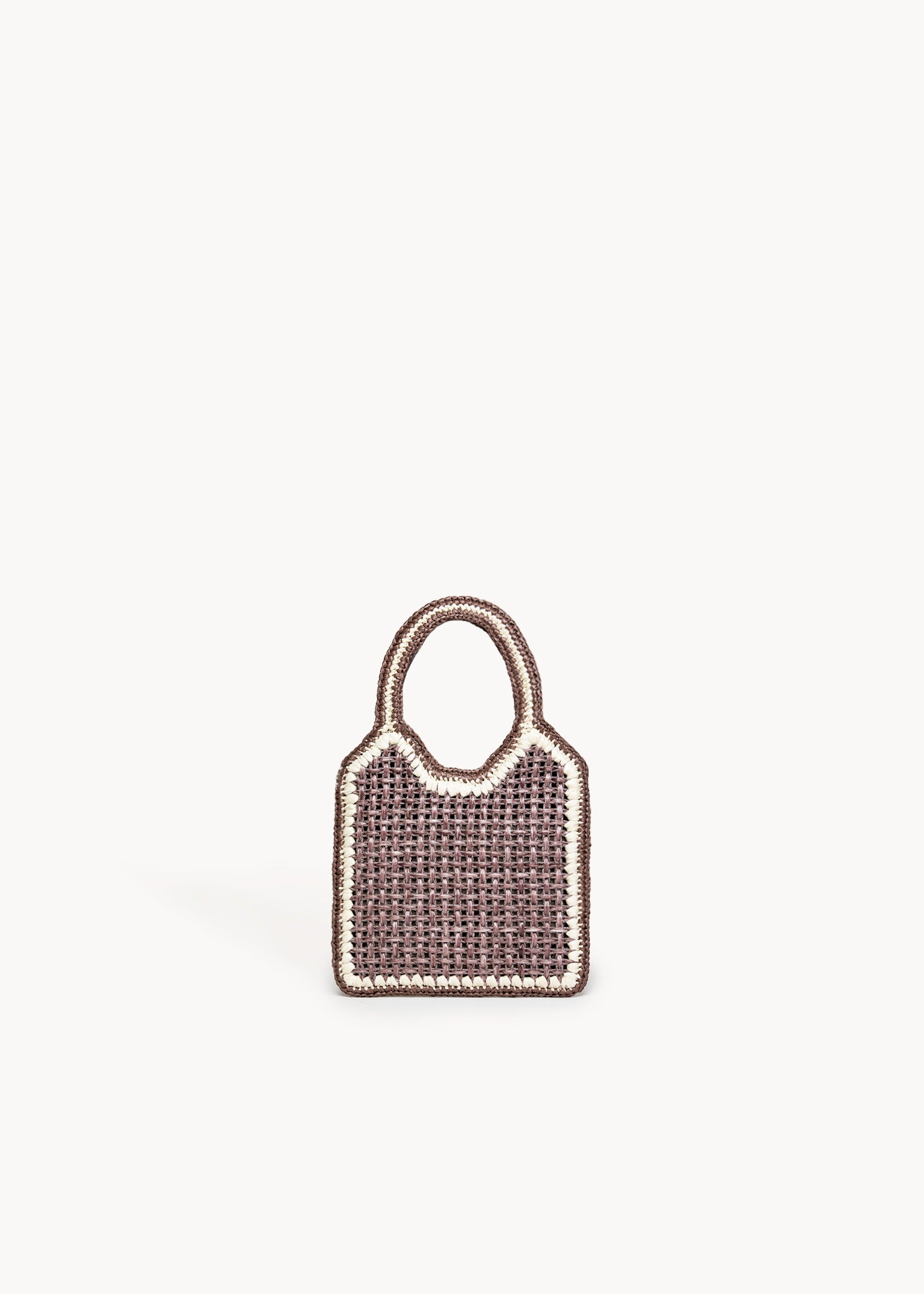 TEA - BORSA IN RAFIA VANIGLIA E FONDENTE