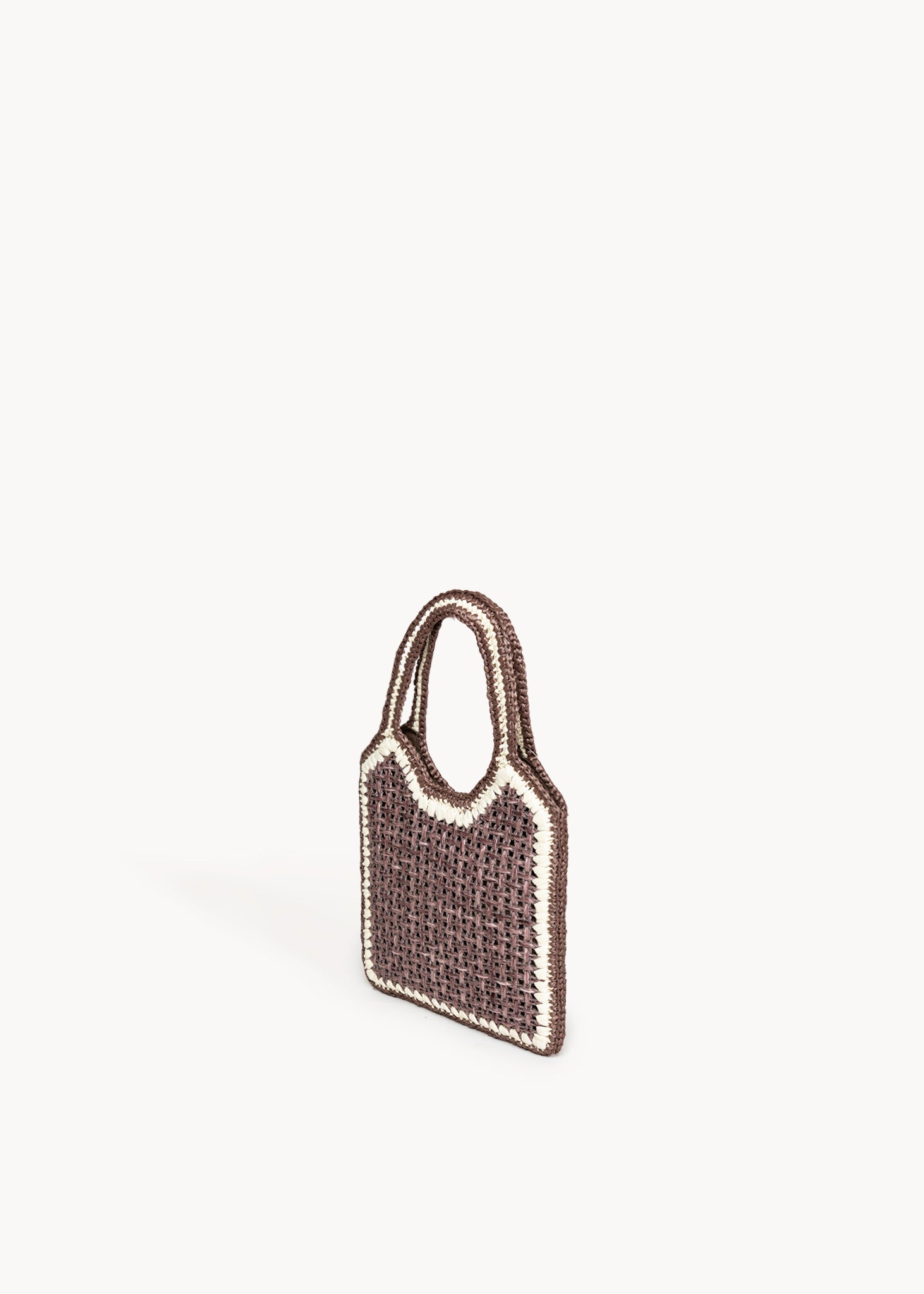 TEA - BORSA IN RAFIA VANIGLIA E FONDENTE