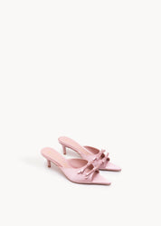 STEPHANIE - MS X SILVIA BERRI - SABOT IN RASO PETALO