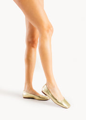 TRINA - BALLERINA IN BOA CHAMPAGNE GOLD 