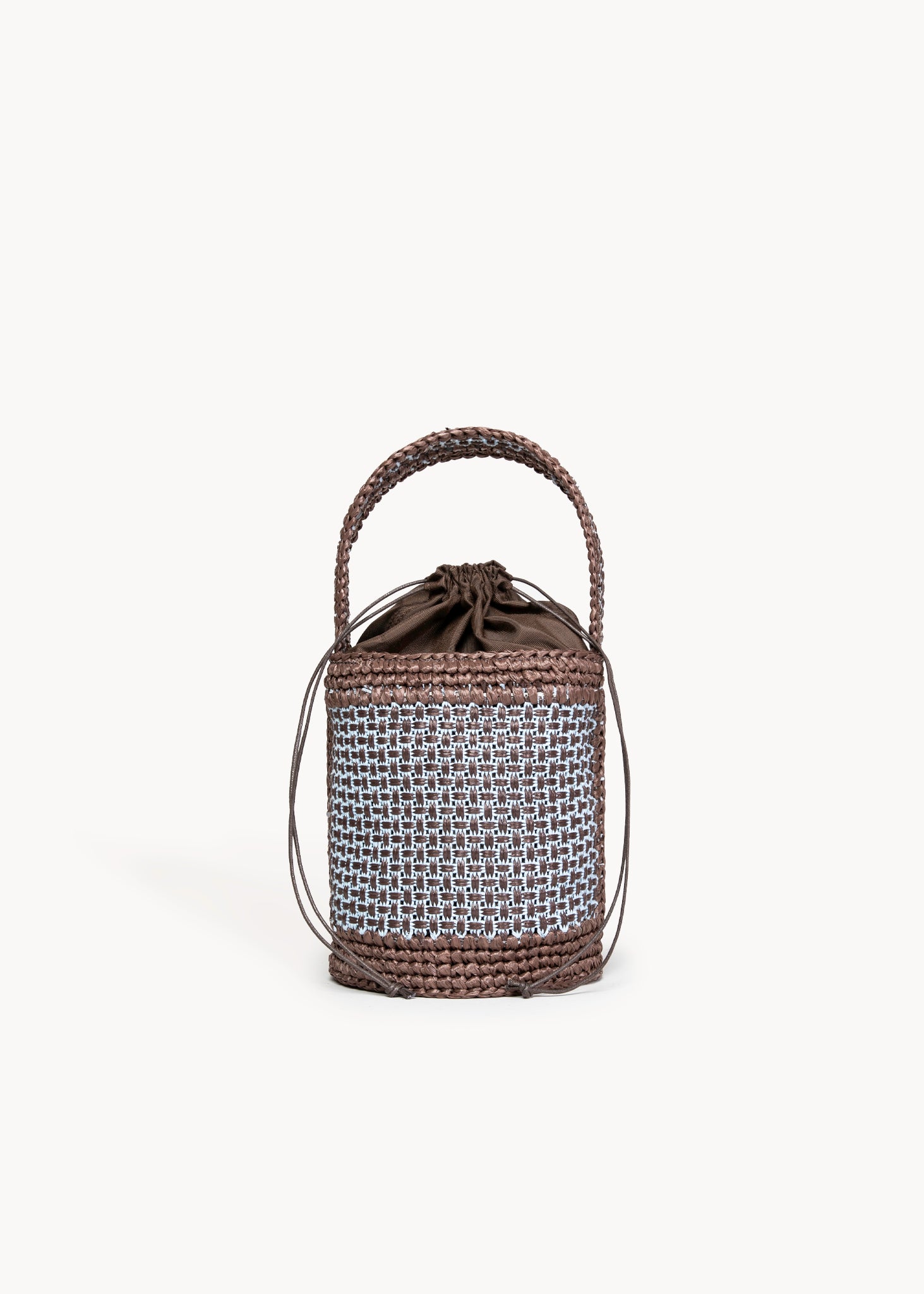 TOSSY - BORSA BUCKET INDACO E FONDENTE