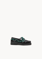 ASHLEY - MOCASSINI IN PELLE NAPLAK NERO ONICE