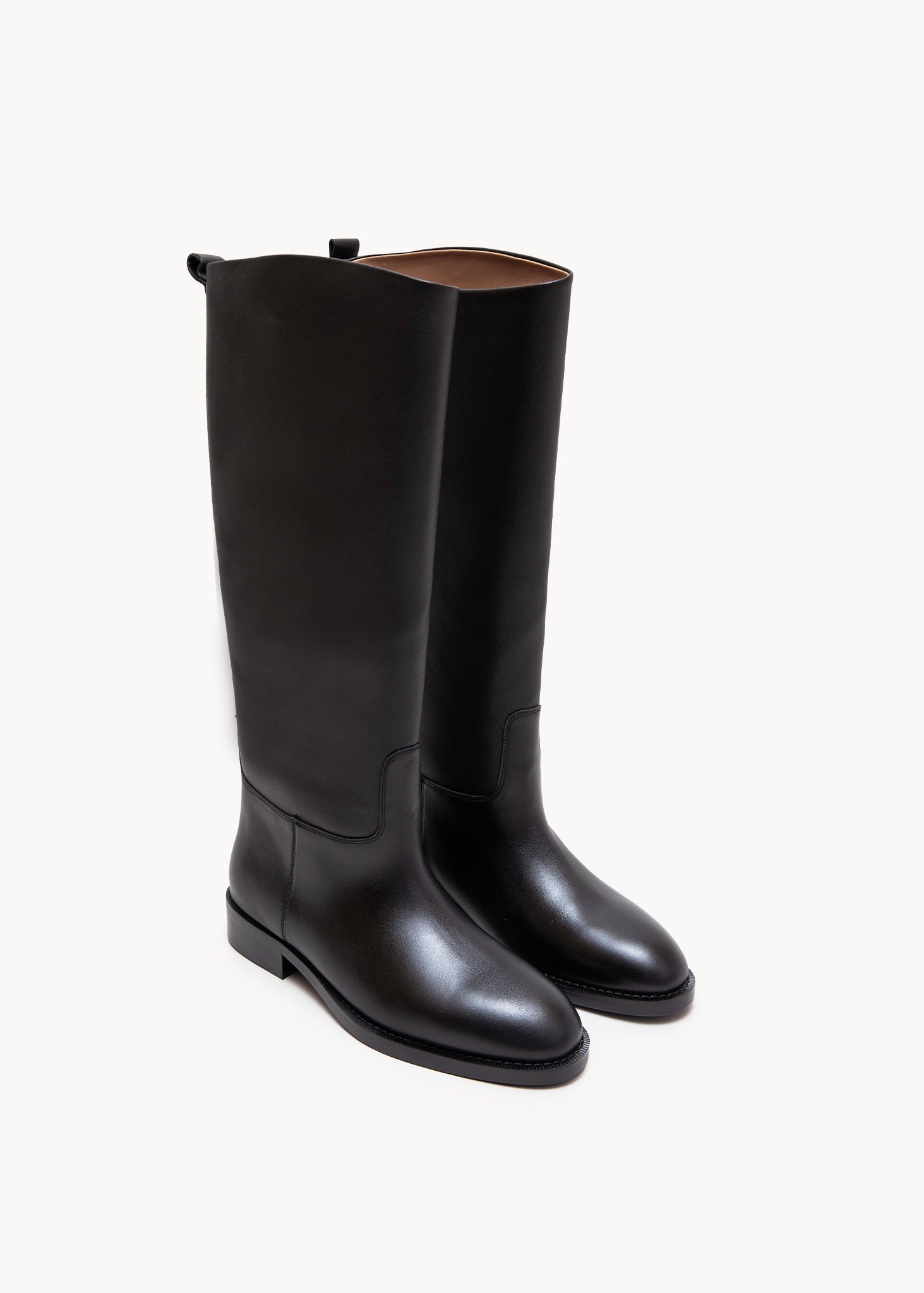 AUDRINA - STIVALE IN PELLE NERO ONICE