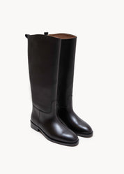 AUDRINA - STIVALE IN PELLE NERO ONICE