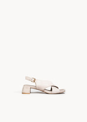 TAISIA - CASHMERE VELOUR SANDALS