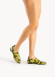 SOFIE - BOA NEON WASABI LOAFER