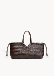 TINSLEY  - FONDANT BIG WOVEN LEATHER BAG