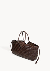 TINSLEY  - FONDANT BIG WOVEN LEATHER BAG