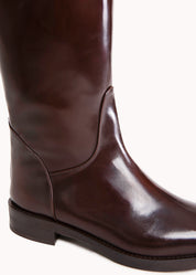 SONDRA - STIVALE CAVALLERIZZO ESPRESSO ABRASIVATO