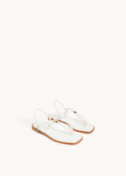 TARA  - VANILLA LEATHER SANDAL
