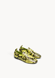 SOFIE - BOA NEON WASABI LOAFER