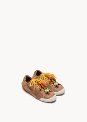 ADRIENNE - SNEAKERS IN SUEDE TOFFEE 