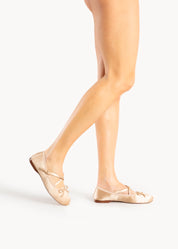 RAGIA 2.0 - BALLERINA IN SETA CHAMPAGNE