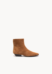 ASTRID - TOFFEE COW SUEDE ANKLE BOOT