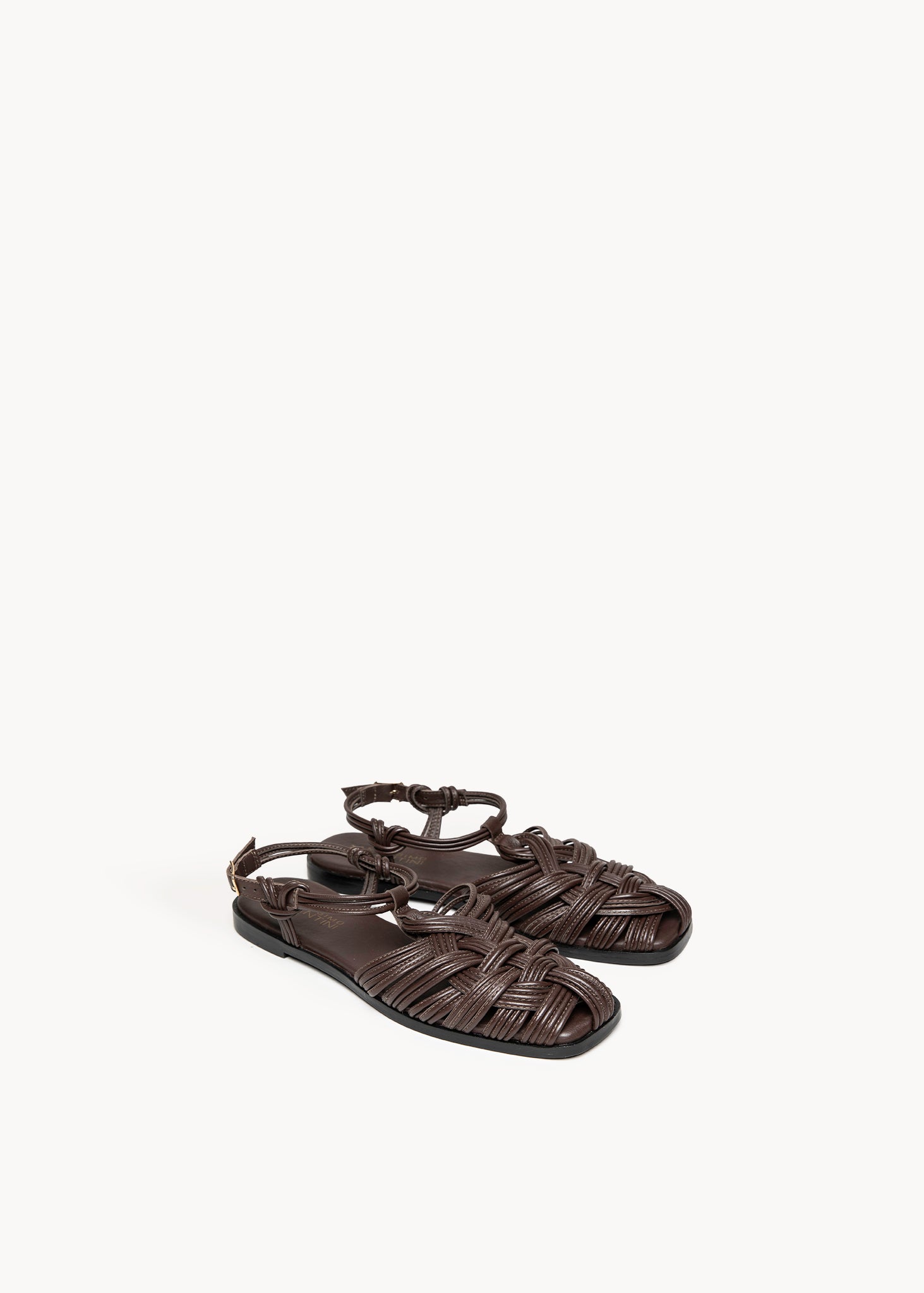 TRINITY - FONDANT WOVEN LEATHER SANDAL