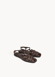 TRINITY - FONDANT WOVEN LEATHER SANDAL