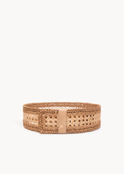 TAYLA - CINTURA CROCHET IN RAFIA NATURALE