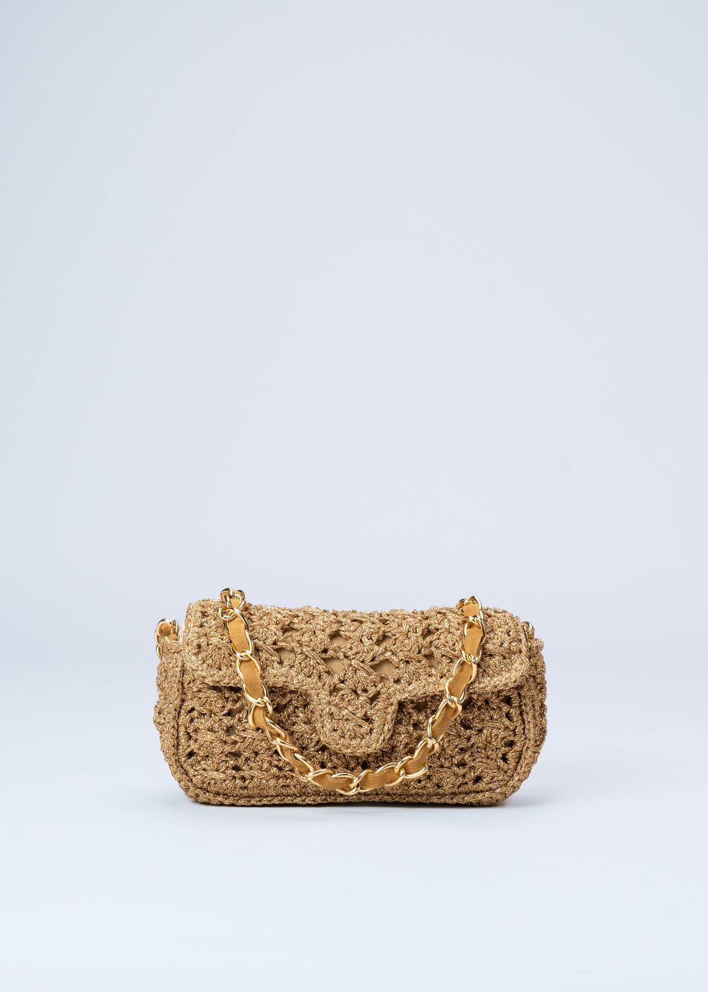 RONDA - GOLD LAMINATED MINI BAG