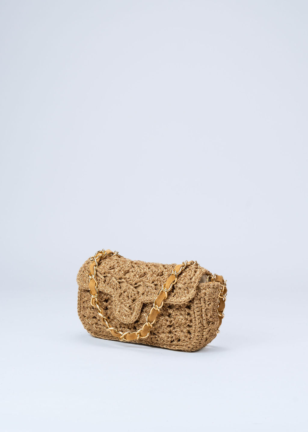 RONDA - GOLD LAMINATED MINI BAG