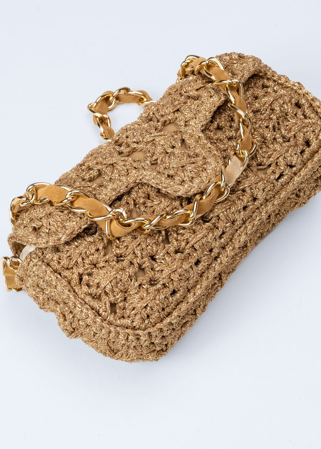 RONDA - GOLD LAMINATED MINI BAG