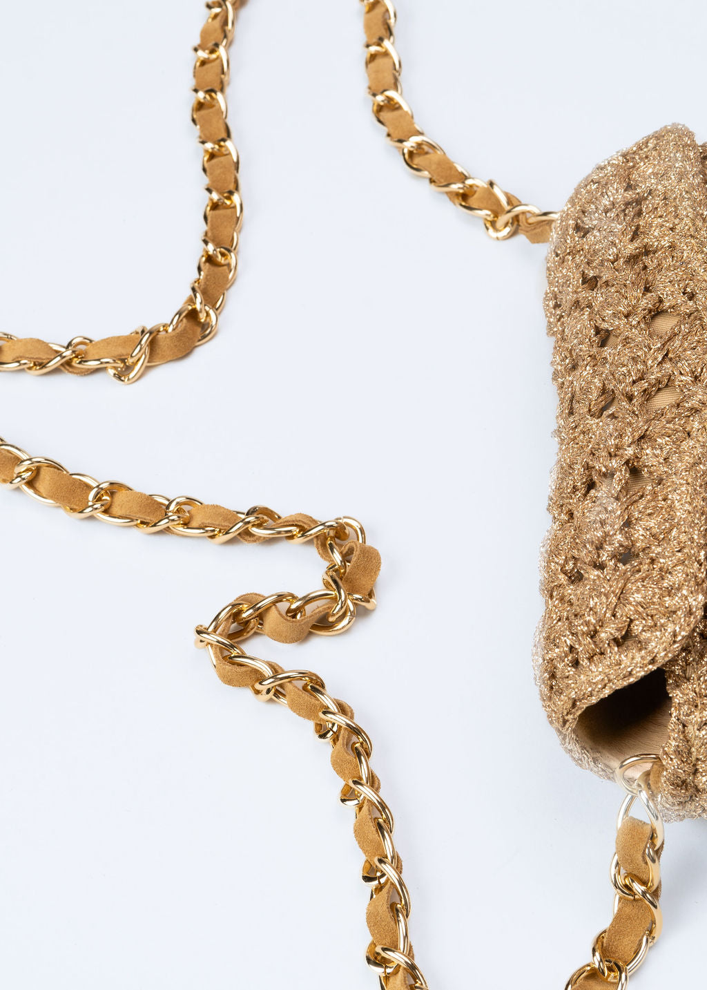 RONDA - GOLD LAMINATED MINI BAG